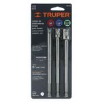 Set 3 Adaptadores Dado Largo 6 - Truper