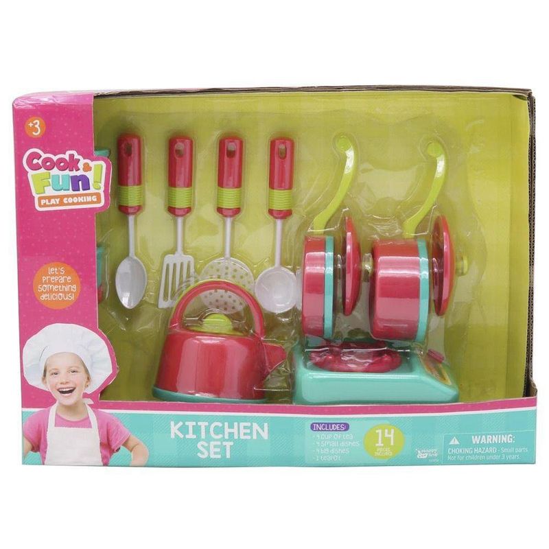 Happy Line - Set Juego De Cocina 14 Piezas