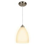 Lámpara Colgante Blanca 1Bombillox60Wma - Tecnolite
