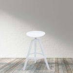 Banco De Bar Blanco 51X54X84 Cm - Z