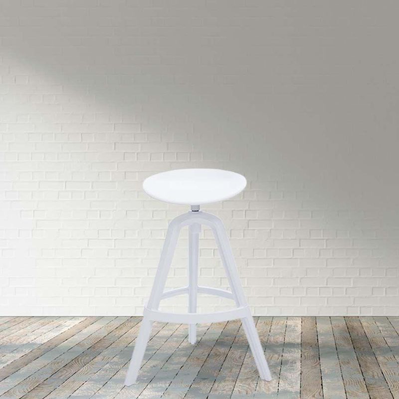Banco De Bar Blanco 51X54X84 Cm - Z