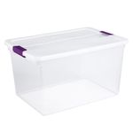 Caja Con Agarradores Ciruela 62 L - Sterilite