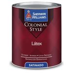 Colonial Extra White Satinado 1 Galon - Sherwin Williams