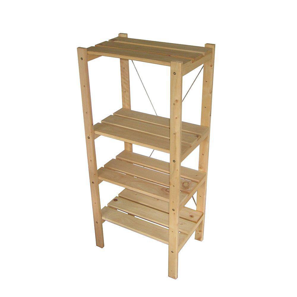 Mini estantería de madera - Estanterías pequeñas