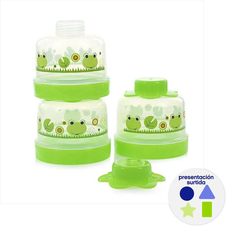 Dispensador de leche en polvo - verde - Nuby