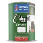 Colonial Style Esmalte Brillante Base Extra White 1/4 Gal - Sherwin Williams