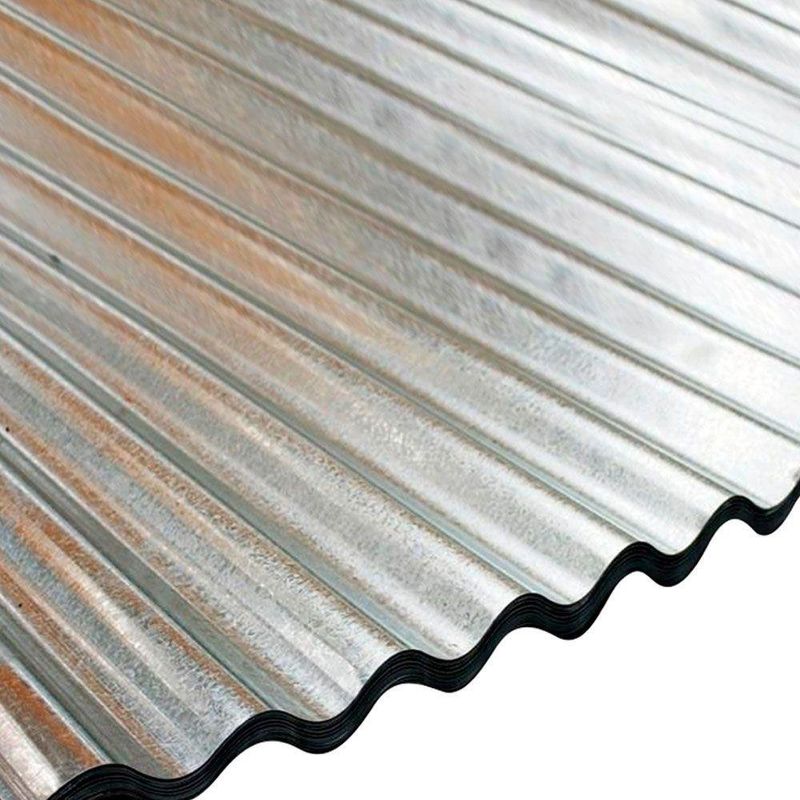 Lámina Galvanizada Acanalada Calibre 28 Mm Comercial 0.23 Mm - Condor Varios Tamaños