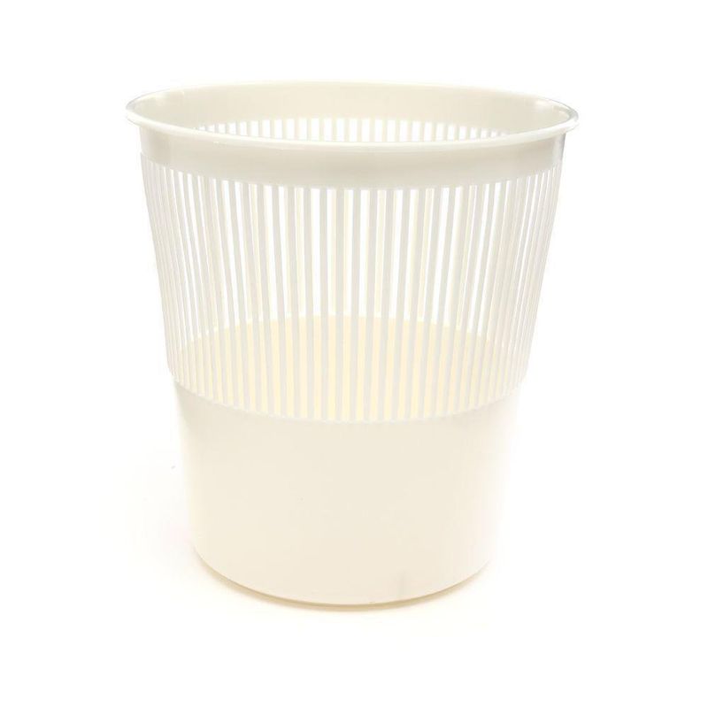 Basurero Plástico 10 L Marfil - Guateplast