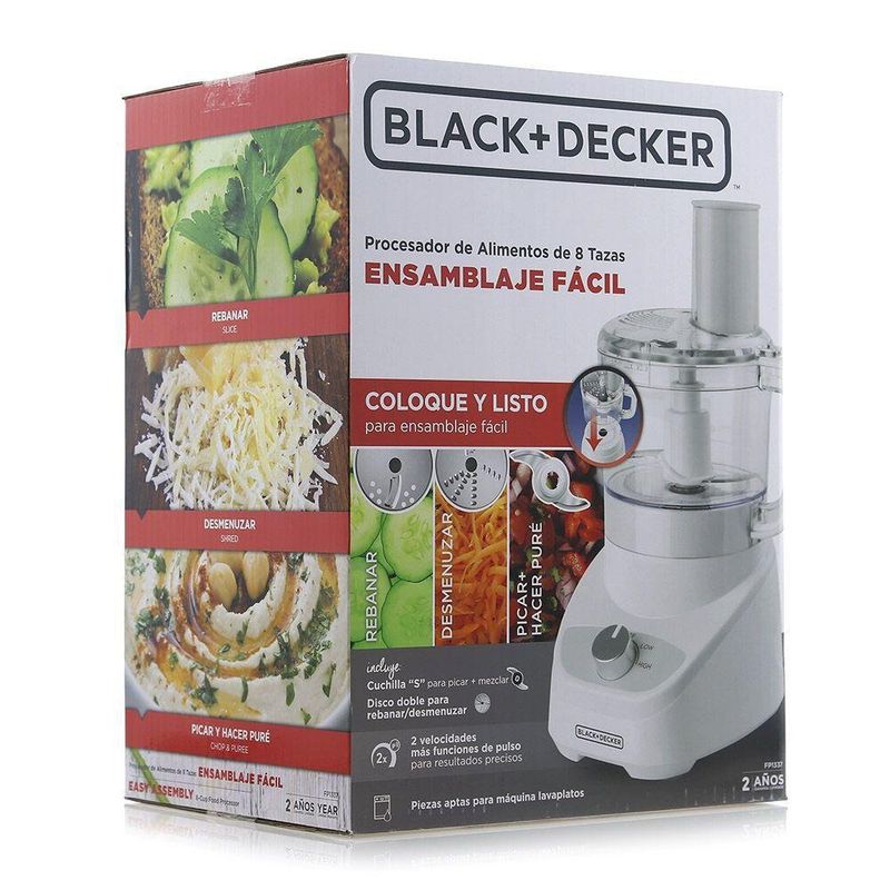 Procesador 8 Tazas 2 Velocidades Black Decker Cemaco