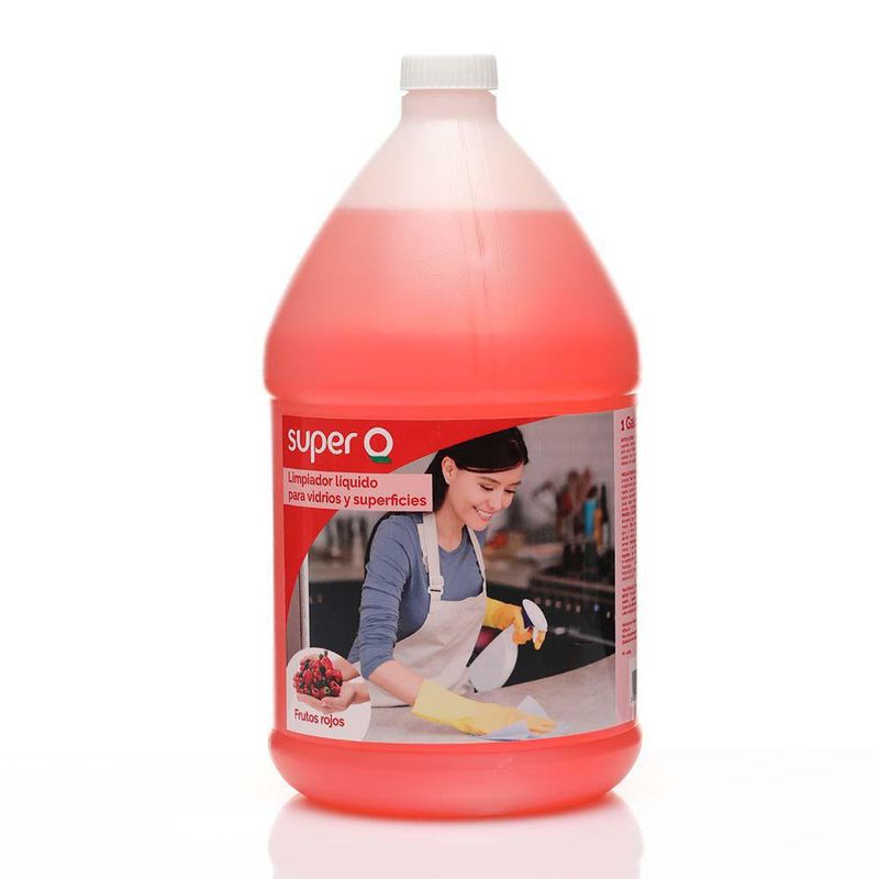 Limpiavidrios y superficies 1 Gal Azul Frutos Rojos - Super-Q
