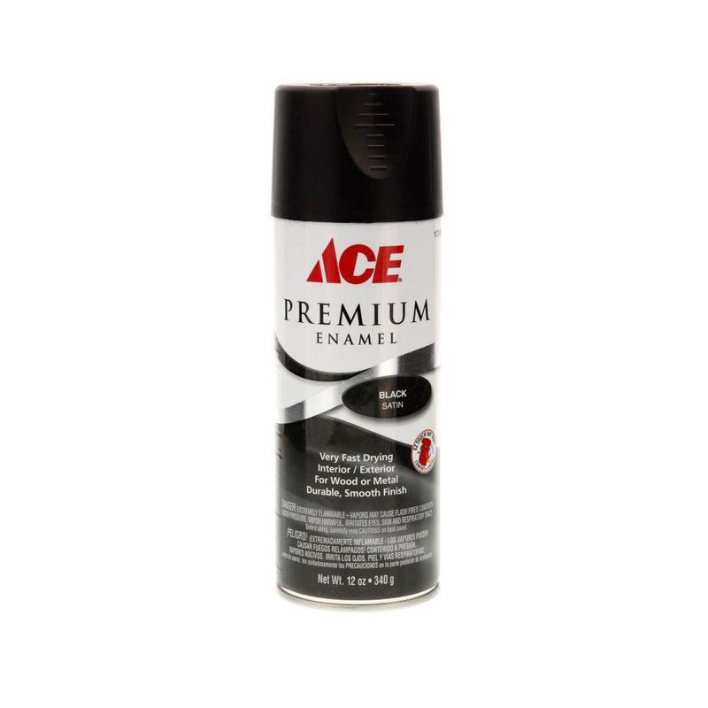 Pintura En Spray Negro Satin - Ace