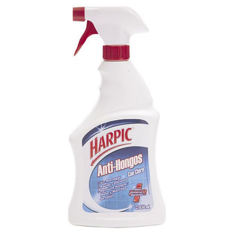 Limpiador de Baños Líquido Harpic Antihongos 650ml