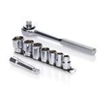 Set De Copas Y Accesorios Raíz 3/8 Plg 10 Piezas - Stanley