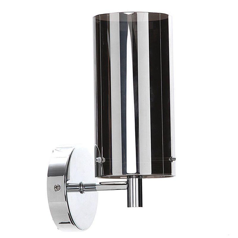 Lámpara De Pared 'Cilindrica' Negra 1Bombillox60Wmax - Zlumini