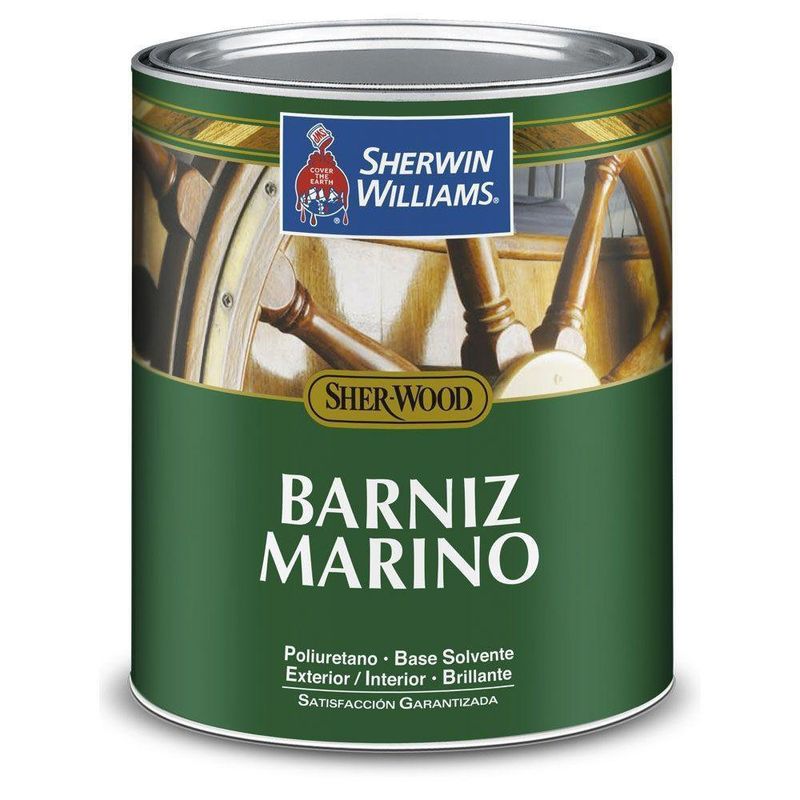 Barniz Exterior Brillante 1/4 Galón - Sherwin Williams