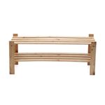 Zapatera De Madera 2 Repisas - Modular