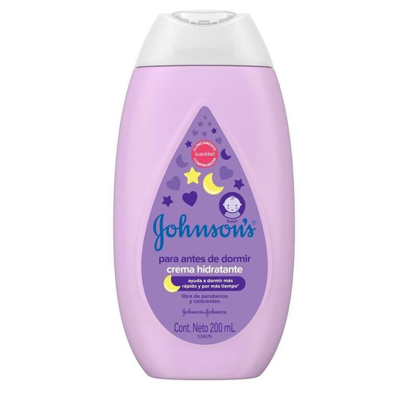 Crema Hidratante Antes De Dormir 200 Ml - Johnson & Johnson