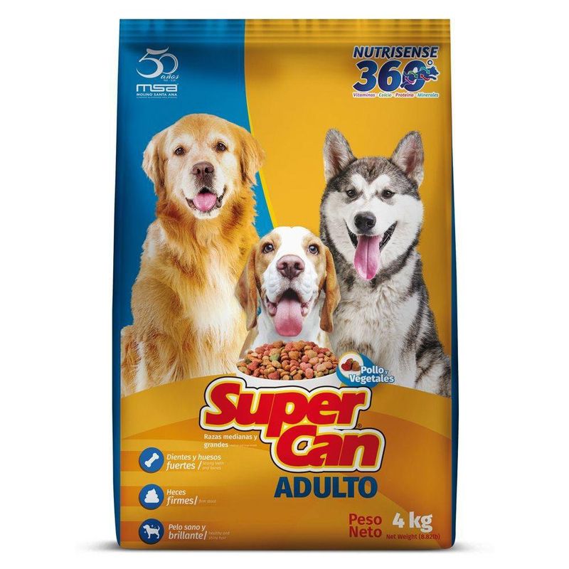 Alimento Para Perro 4 Kg - Super Can