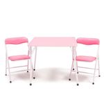 Set Plegable de Mesa y 2 Sillas Mercy Rosa