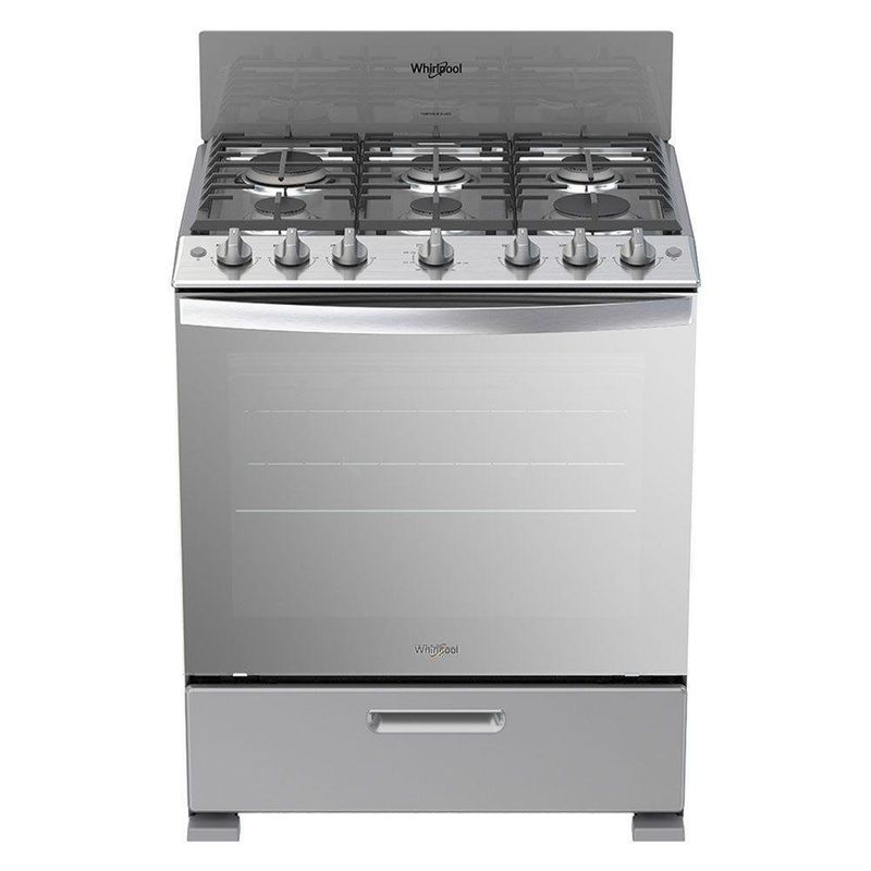 Estufa A Gas De 6 Hornillas Con Encendido Eléctrico 30 Plg - Whirlpool