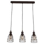 Lámpara De Techo Chocolate 3 Luces De 60W - Z