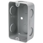 Caja Eléctrica Rectangular De Metal - Volteck