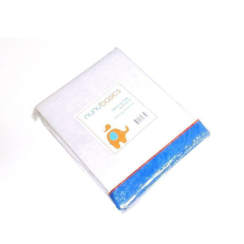 Sábana Ajustable  Blanco Para Corral - Nunubasics