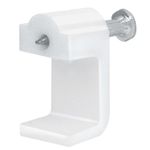 Grapa Plana Con Clavo 8 Mm Blanca - Voltech