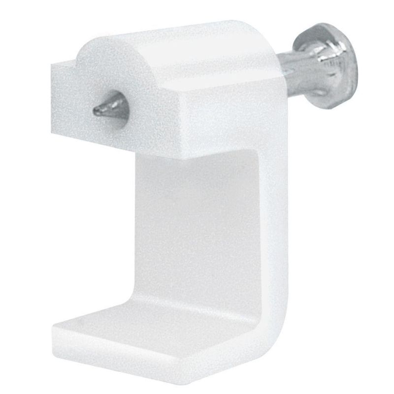 Grapa Plana Con Clavo 8 Mm Blanca - Voltech