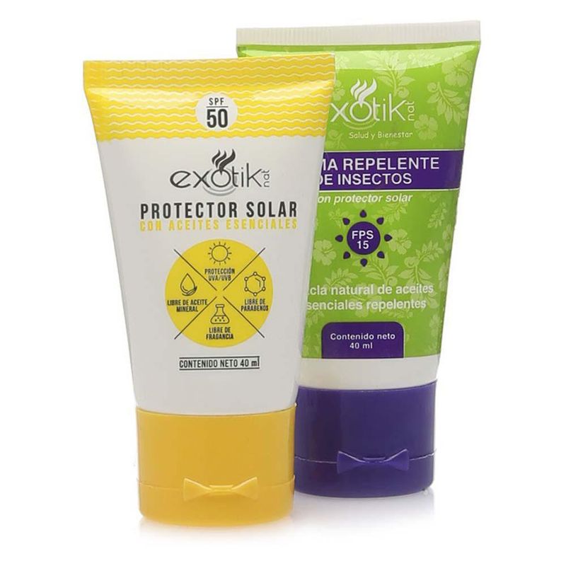 Duo Pack Protector Solar Y Repelente - Exotic