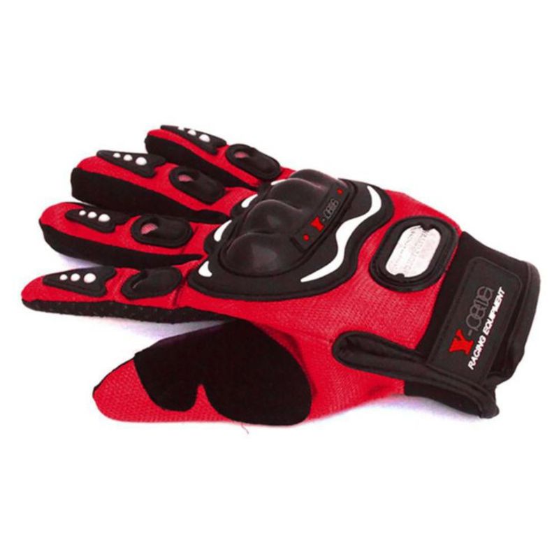 Guantes Para Motos Cerrados XL Rojo