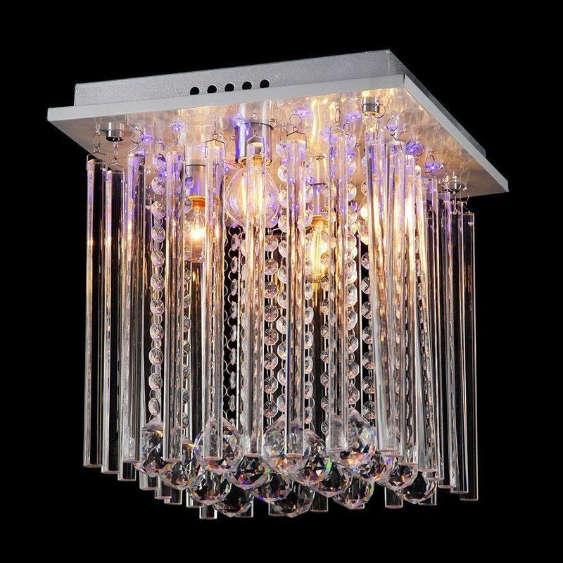 Lámpara Techo E14 4L 40W Acab. Cromo - Zlumini