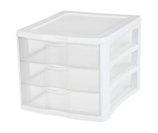 Gavetero Plástico Pequeño de 3 Gavetas