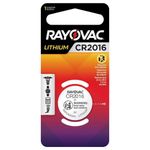 Batería No Recargable Cr2016 1 Unidad - Rayovac