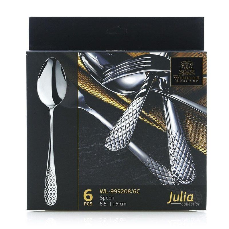 Set 6 Cucharas Para Té Julia 18/10 - Wilmax