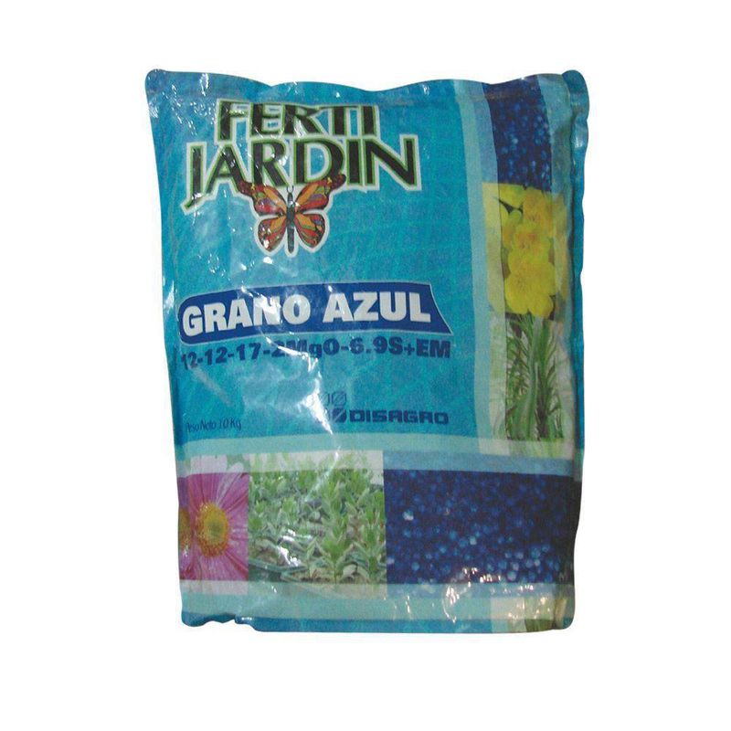 Fertilizante En Grano Azul De 10 Kg - Fertijardin