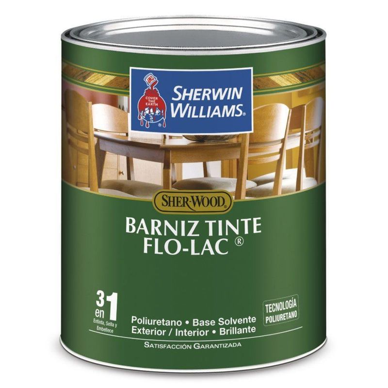 Barniz Tinte Flo-Lac Brillante Roble Claro 1 Gal - Sherwin Williams