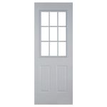 Puerta de Acero 9 Luces - Globales Varios Tamaños