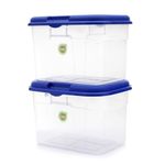Set 2 Cajas Jumbito 32 L Transp - Guateplast Varios Colores
