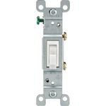 Interruptor 1 Polo Sencillo Blanco - Leviton