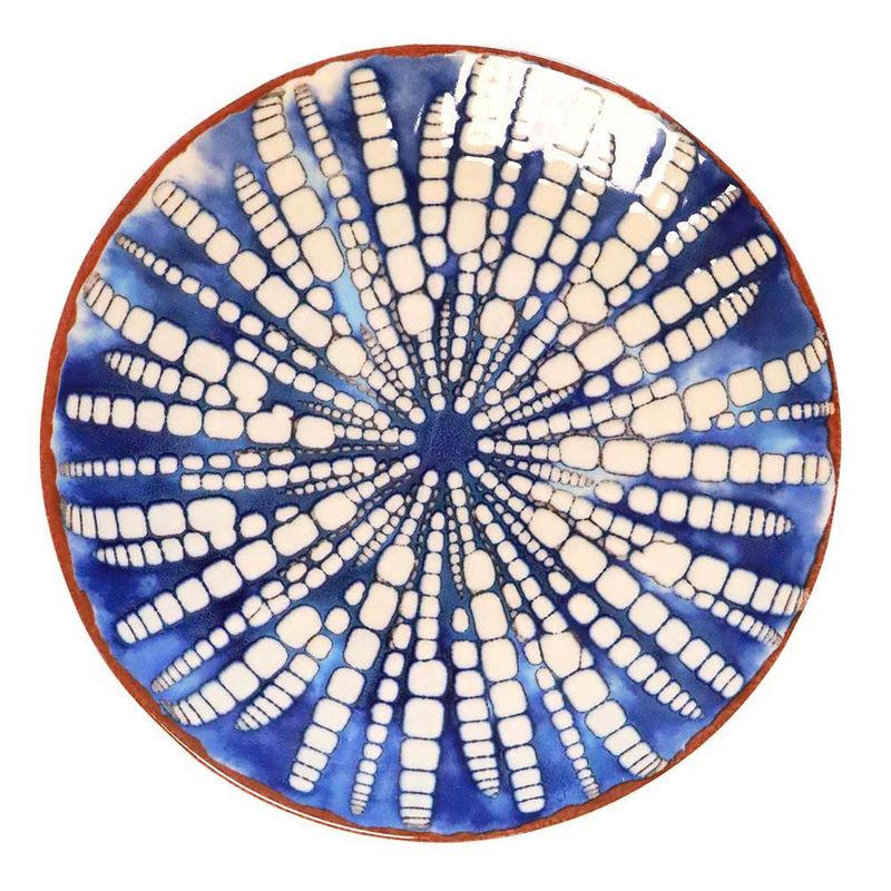 Plato para Ensalada Azul Bambú
