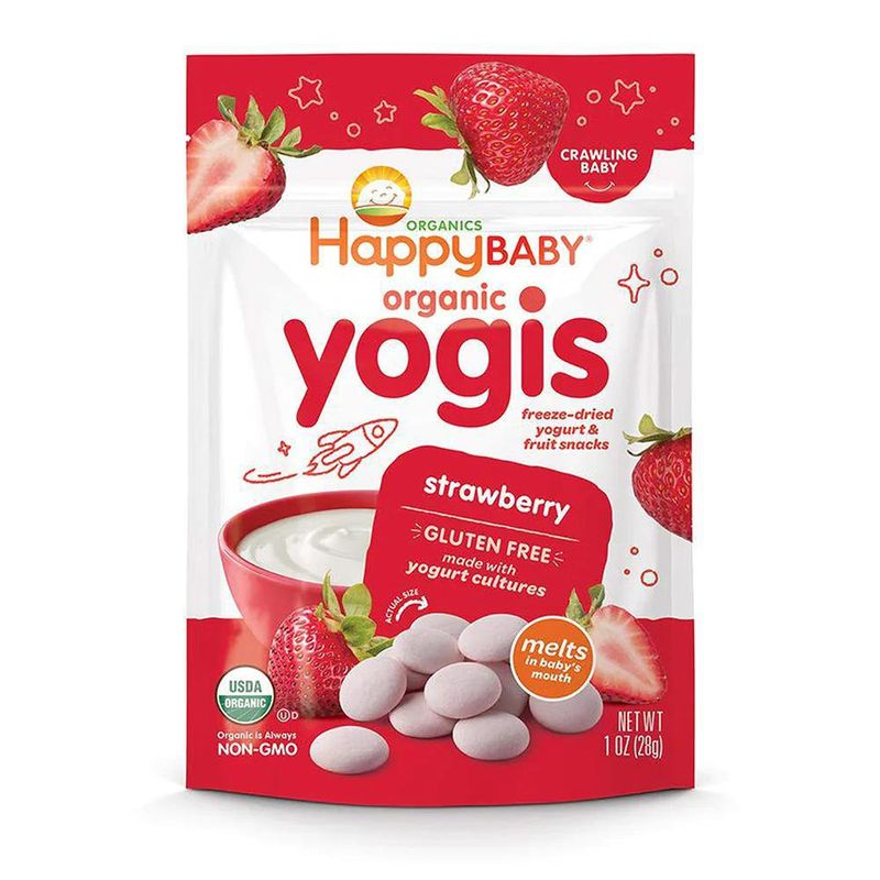 Yogis Bolitas De Yogurt Fresa - Happy Baby
