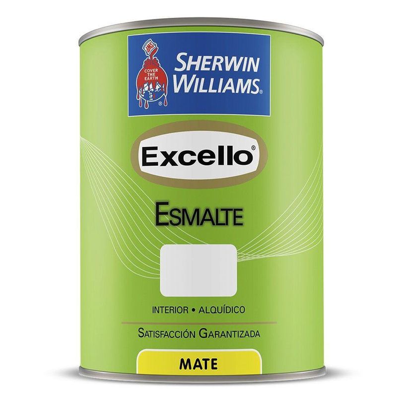 Excello Esmalte Brillante Negro 1 Gal - Sherwin Williams