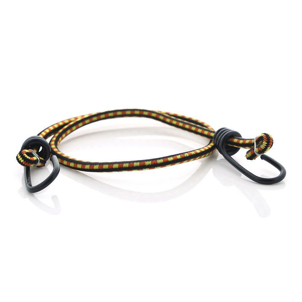 Cuerda elástica – SuperBungee Cord de 18 pulgadas (cuerpo) se estira hasta  8.7 pies con ganchos de acero antiarañazos