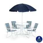 Set-De-Mesa---4-Sillas---Sombrilla-Azul---Z