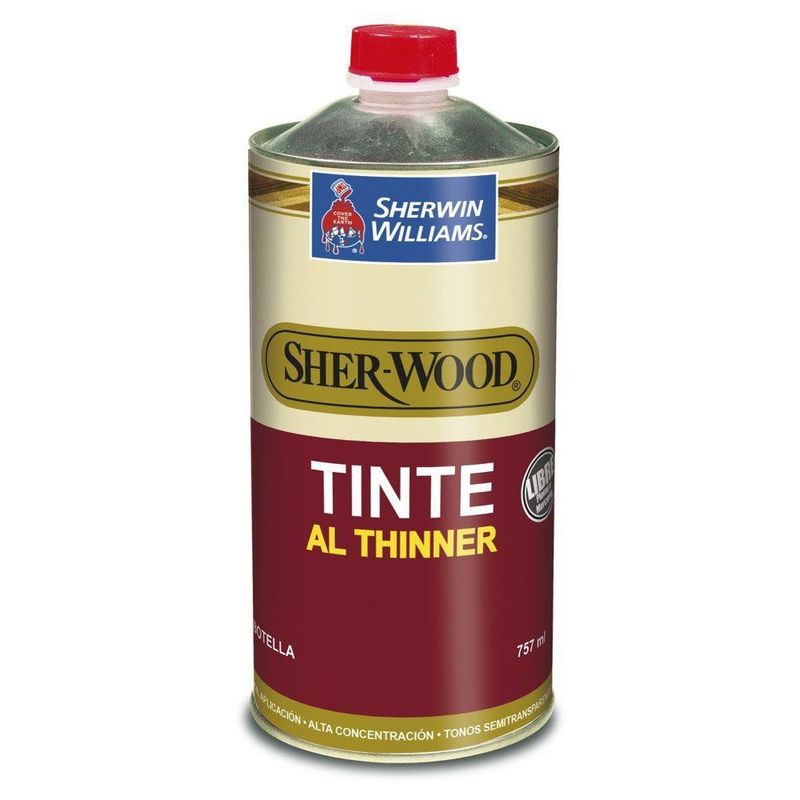 Tinte Al Thinner 757 Ml Caoba  Sw - Sherwin Williams