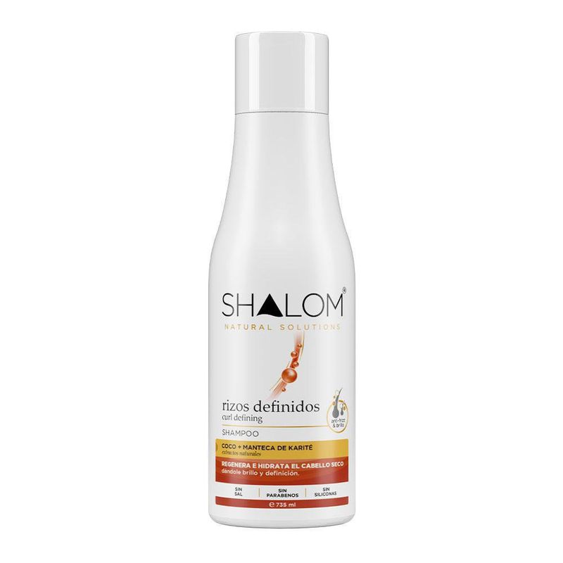 Shampoo Rizos Coco + Karite 735Ml - Shalom