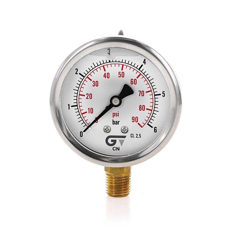 Manometro De 90 Psi Amortiguado
