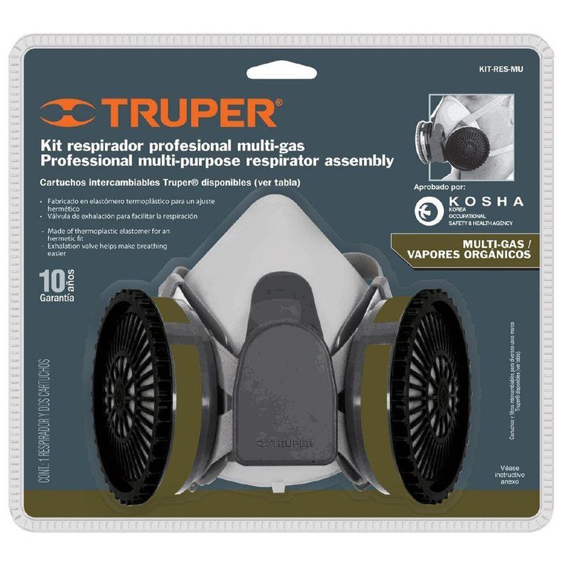 Respirador Profesional 2 Filtros - Truper
