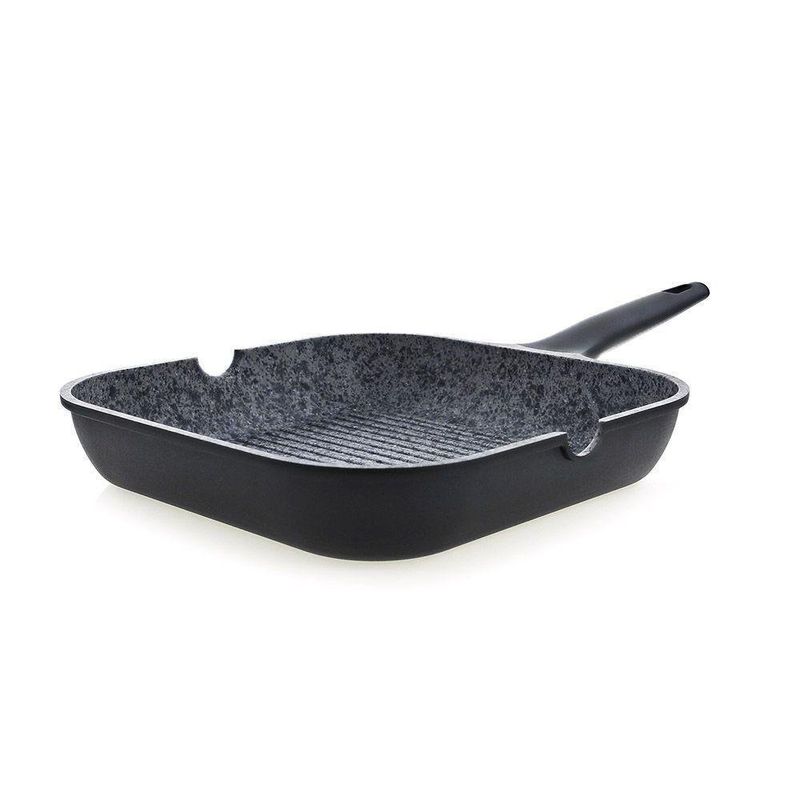 Grill 28X28 Cm Black Granite - Bastiani
